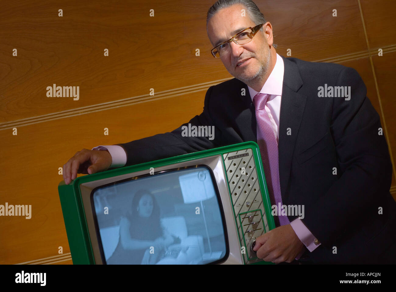 Ricardo Salinas Pliego CEO of Grupo Elektra and Banco Azteca Stock Photo