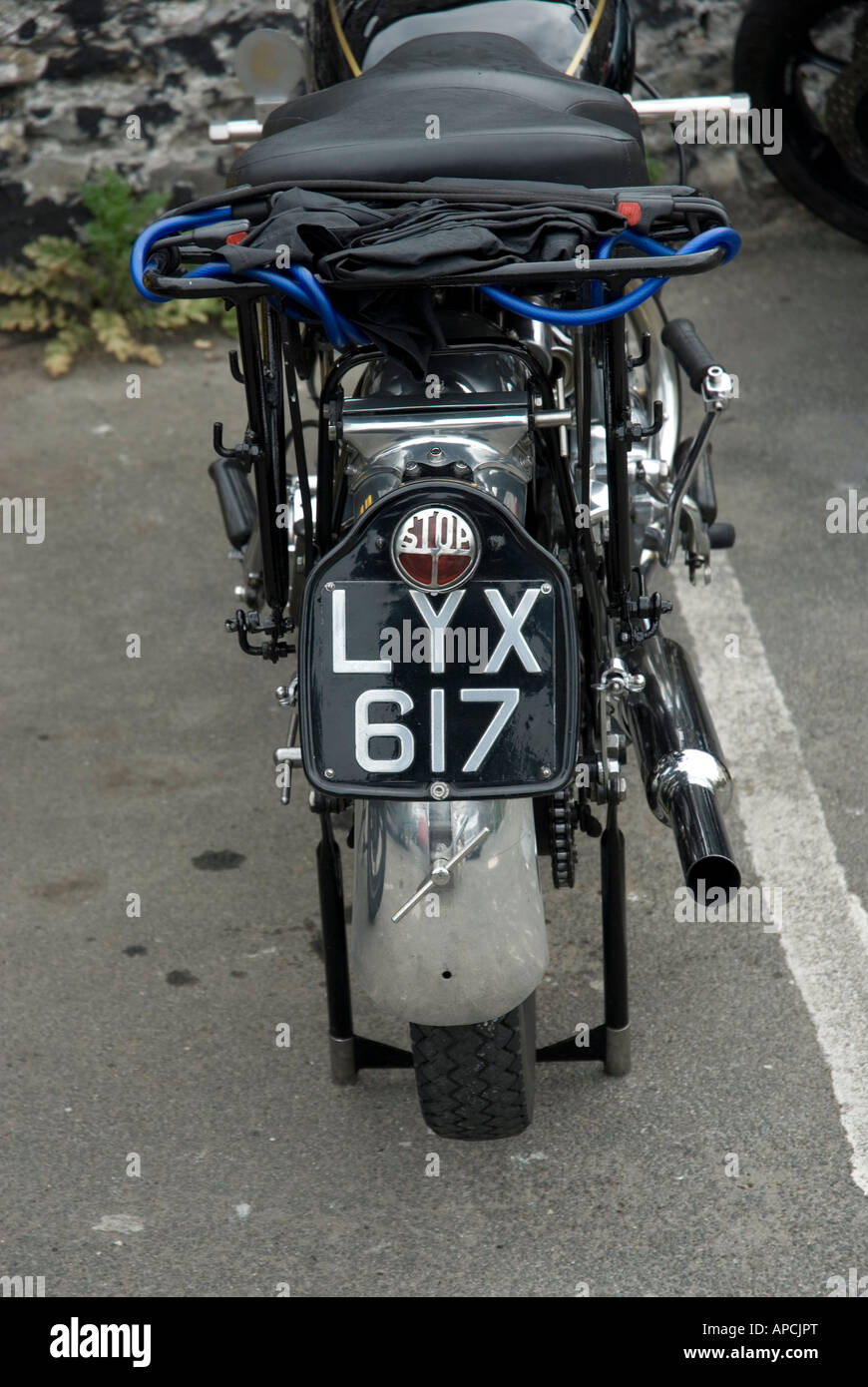 old motorcycle plates