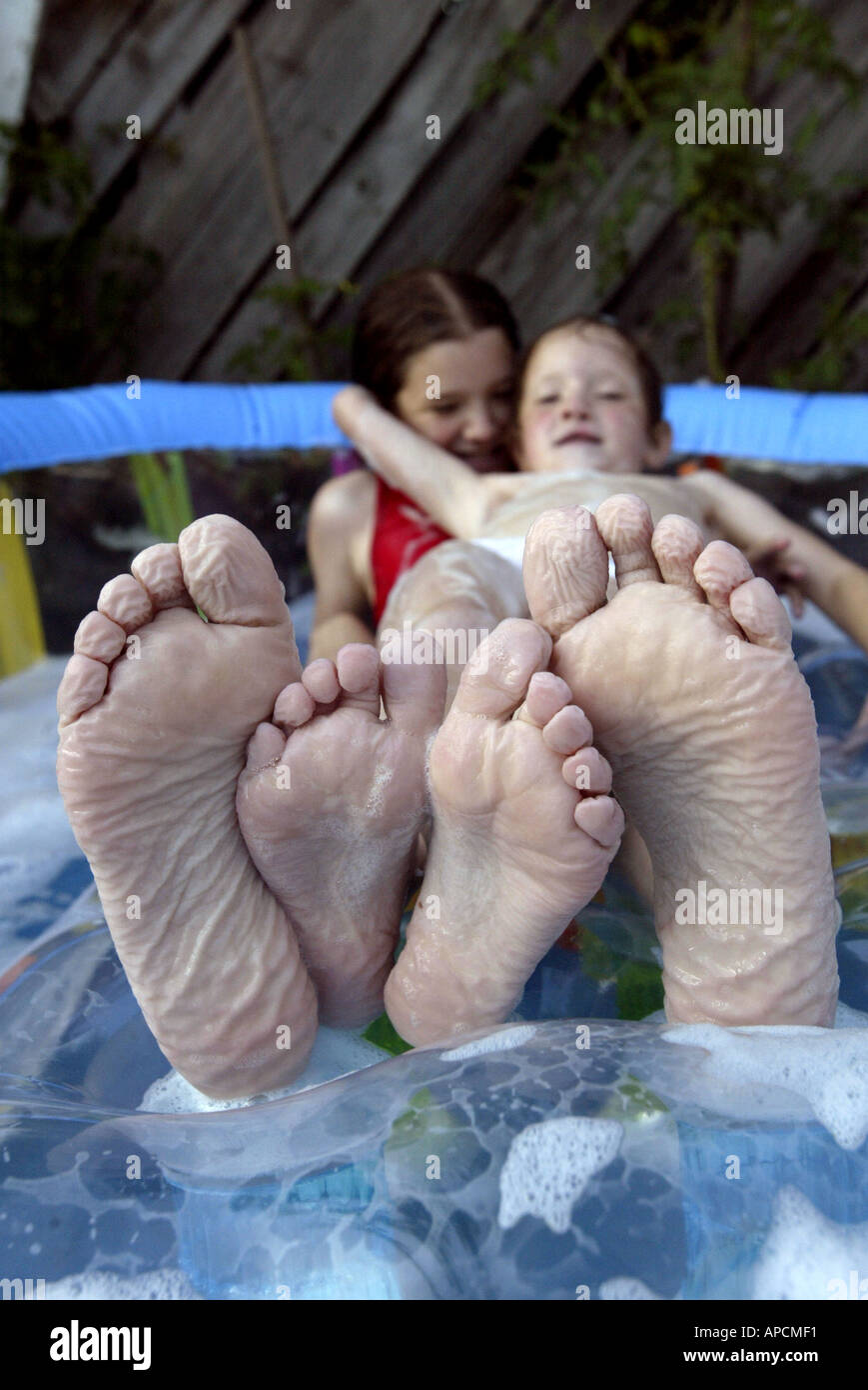 feet in pool