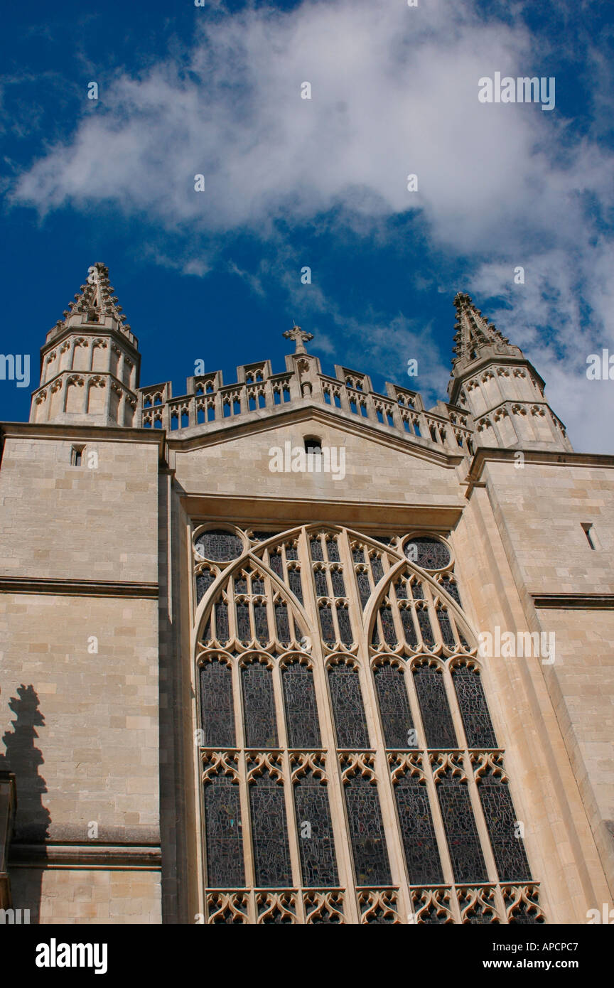 The Great West Window of Bath Abbey Stock Photo - Alamy