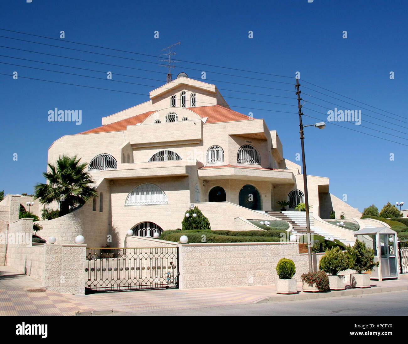 Expensive Villa, Amman Jordan Stock Photo