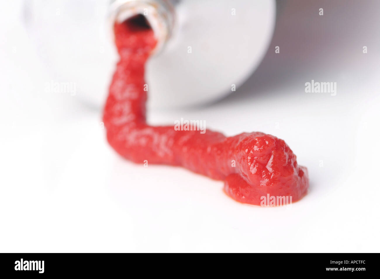 tomato puree Stock Photo