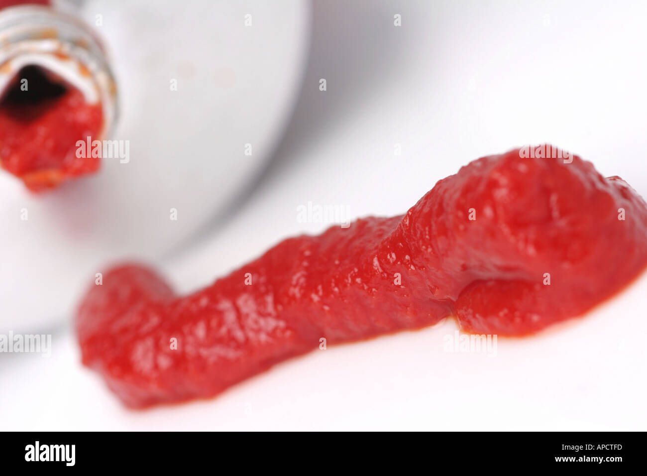 tomato puree Stock Photo