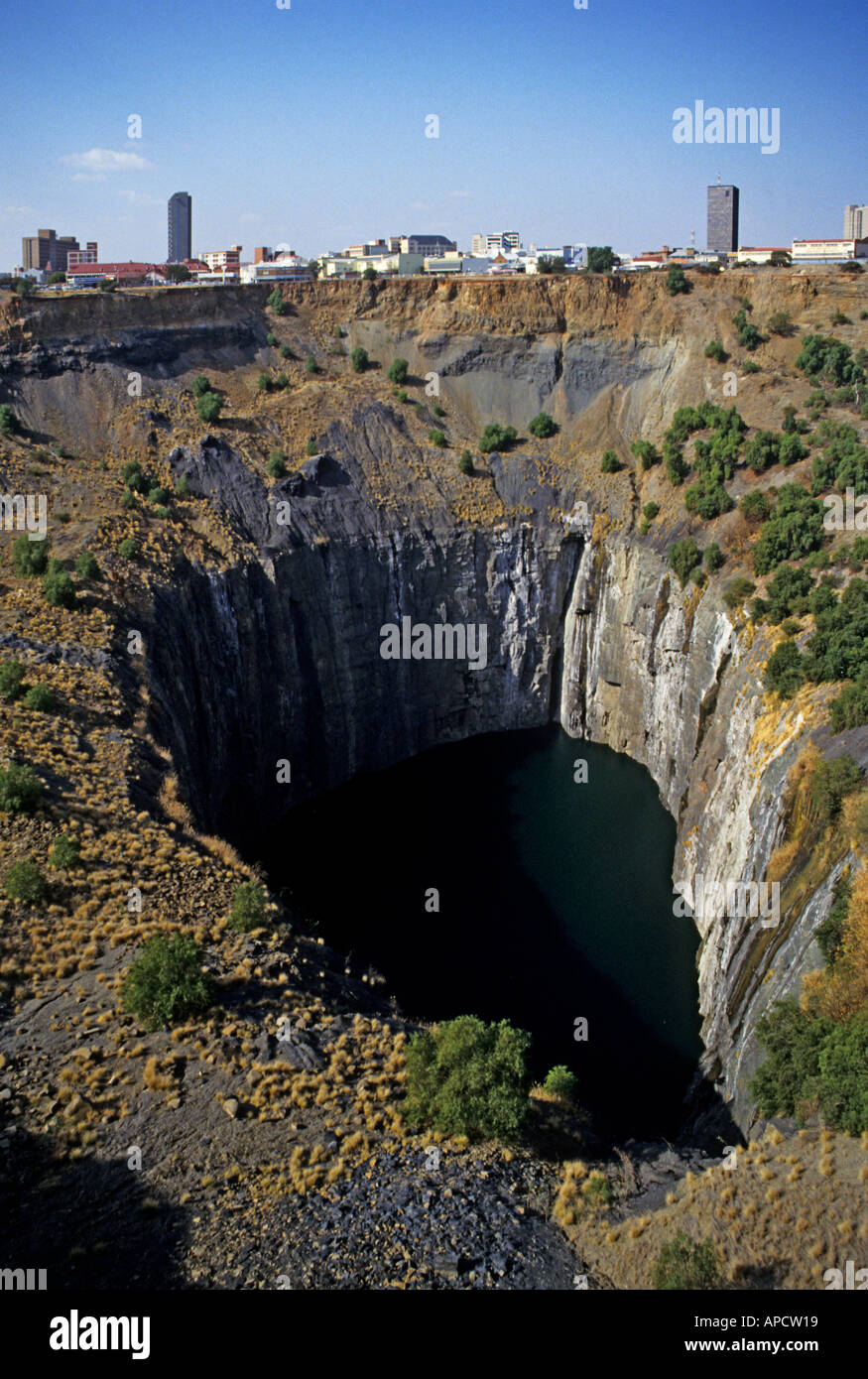 The Big Hole diamond mine Kimberley South Africa Stock Photo