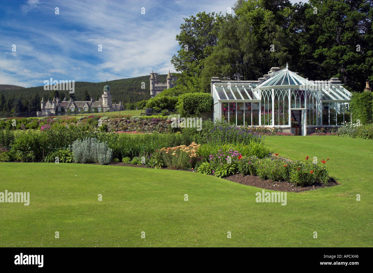 Balmoral Gardens Aberdeenshire Stock Photo 9000853 Alamy