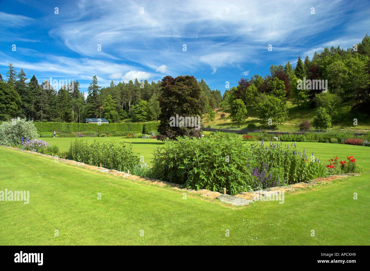 Balmoral castle gardens royal deeside hires stock photography and