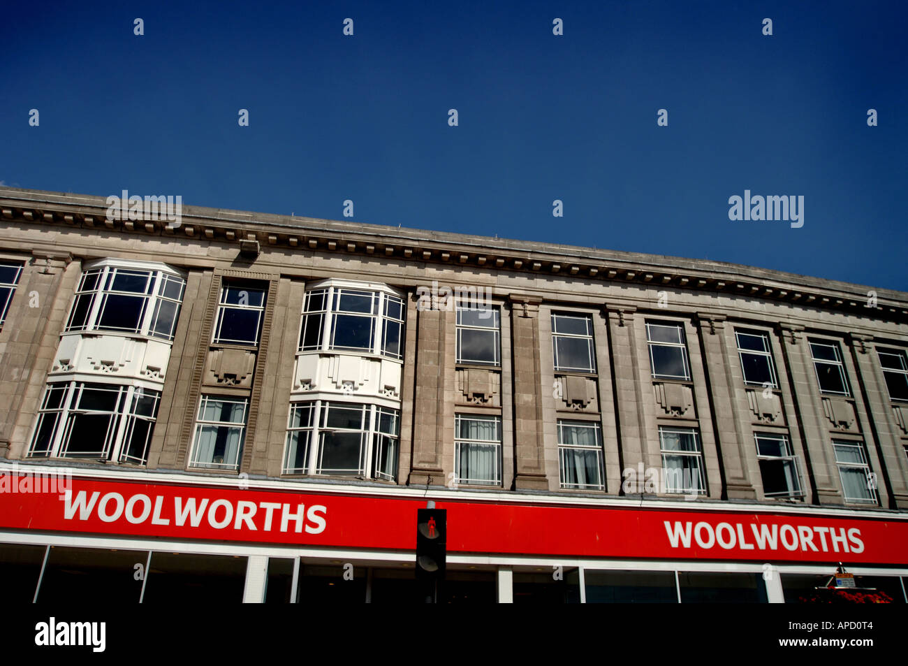 Woolworths shop front picture from Taunton Somerset Stock Photo