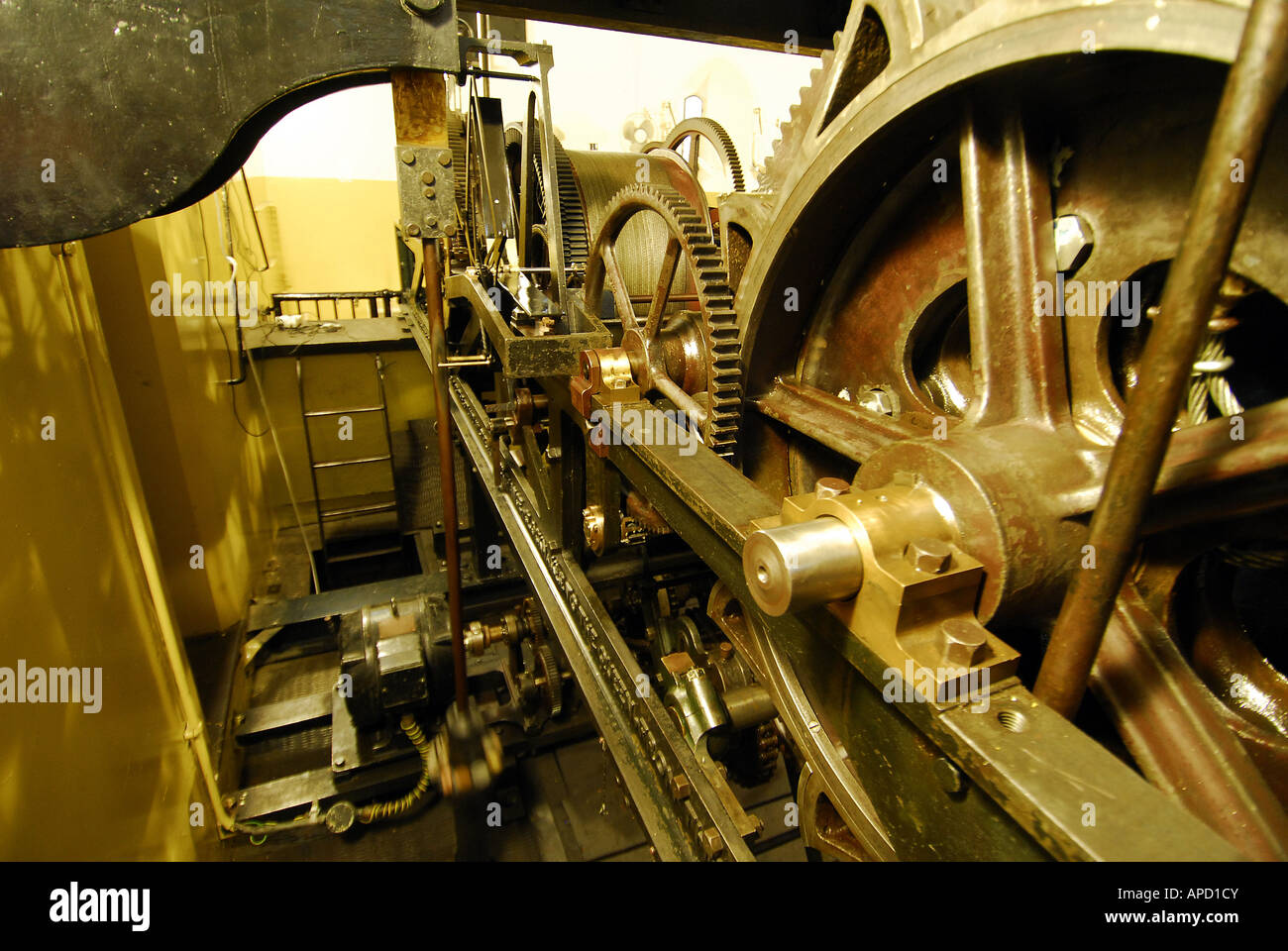 Inside Big Ben Clock London Stock Photo