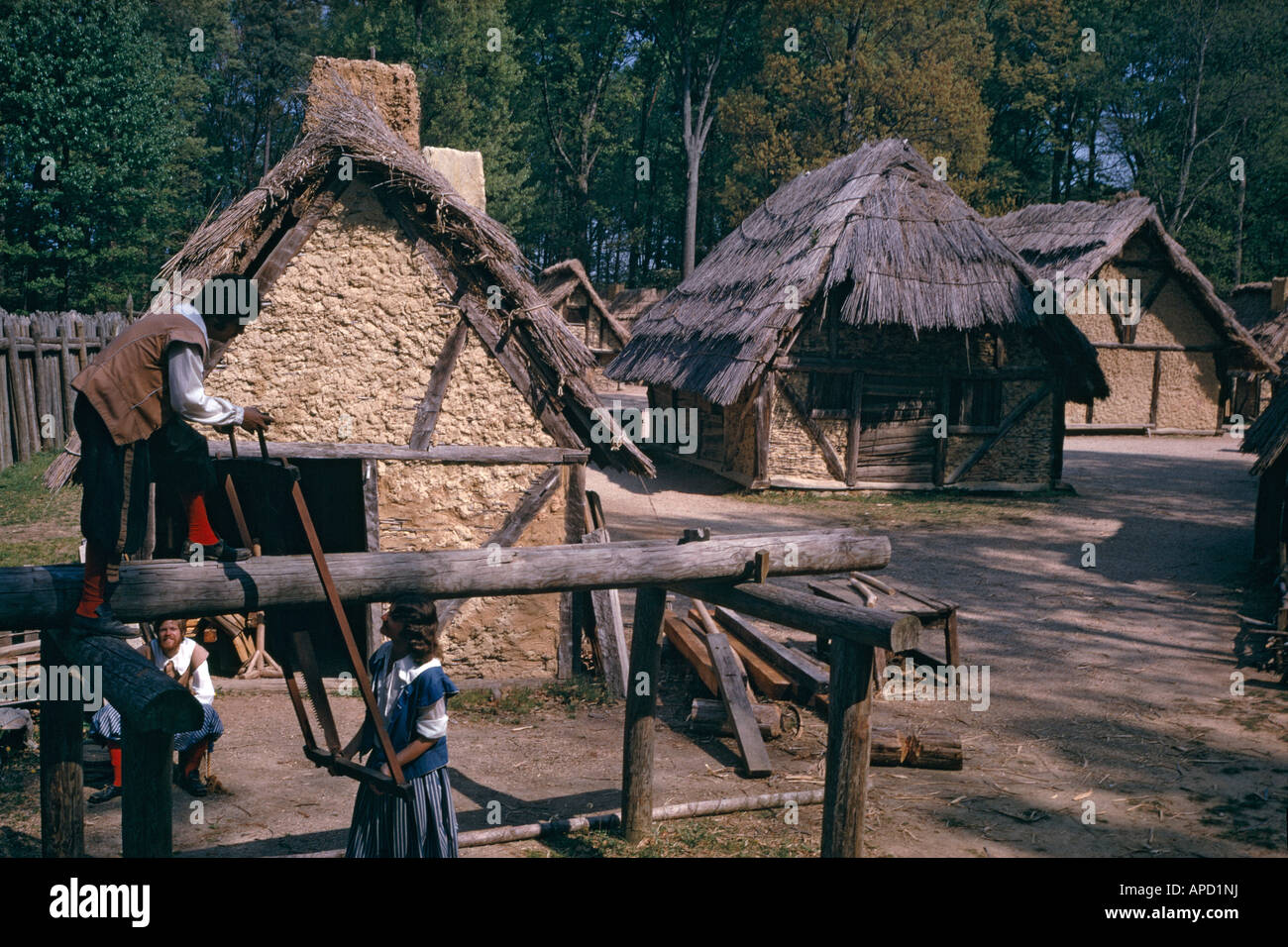 Jamestown English Settlement, Virginia Stock Photo Alamy