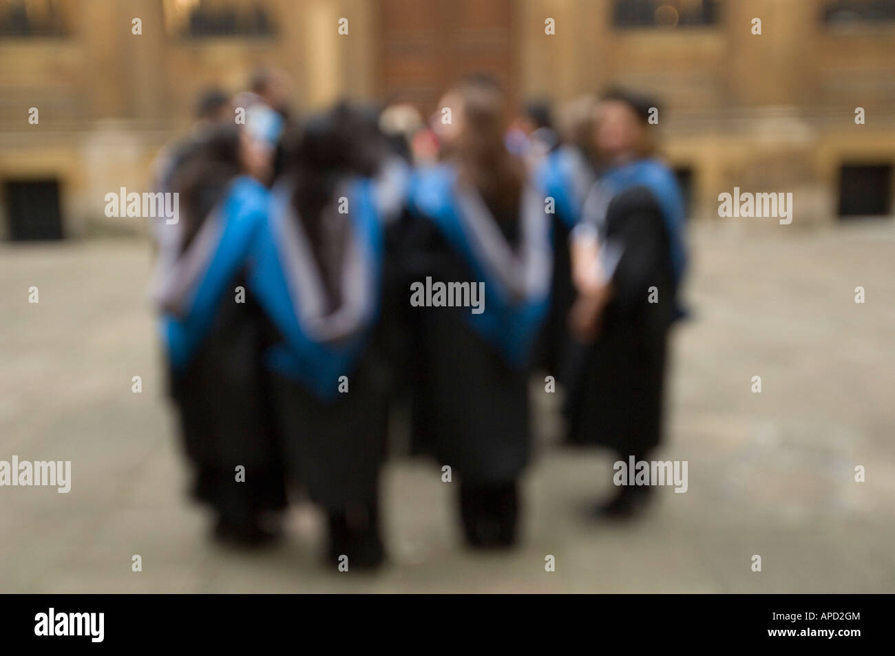 The degree ceremony at Oxford a moment for celebration and reflection when students get their degrees Stock Photo