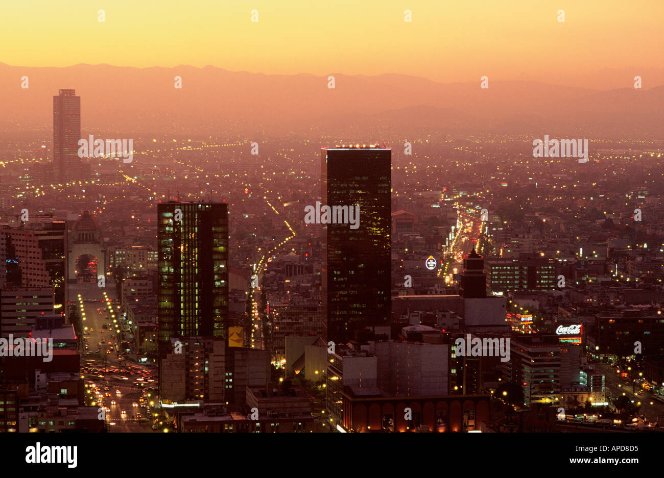 Mexico mexico city aerial hi-res stock photography and images - Alamy
