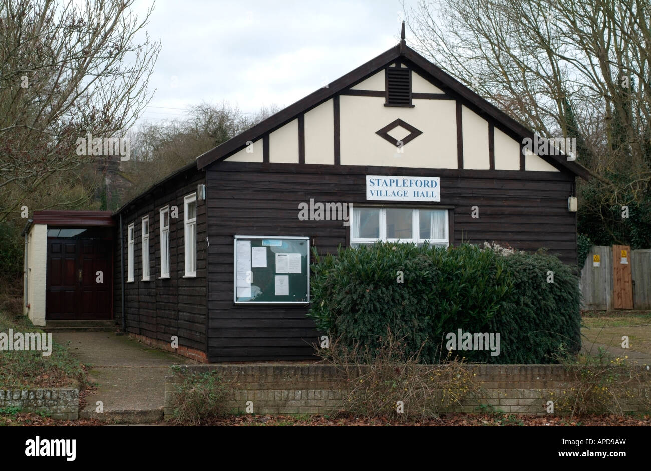 Stapleford Village Hall Stock Photo Alamy