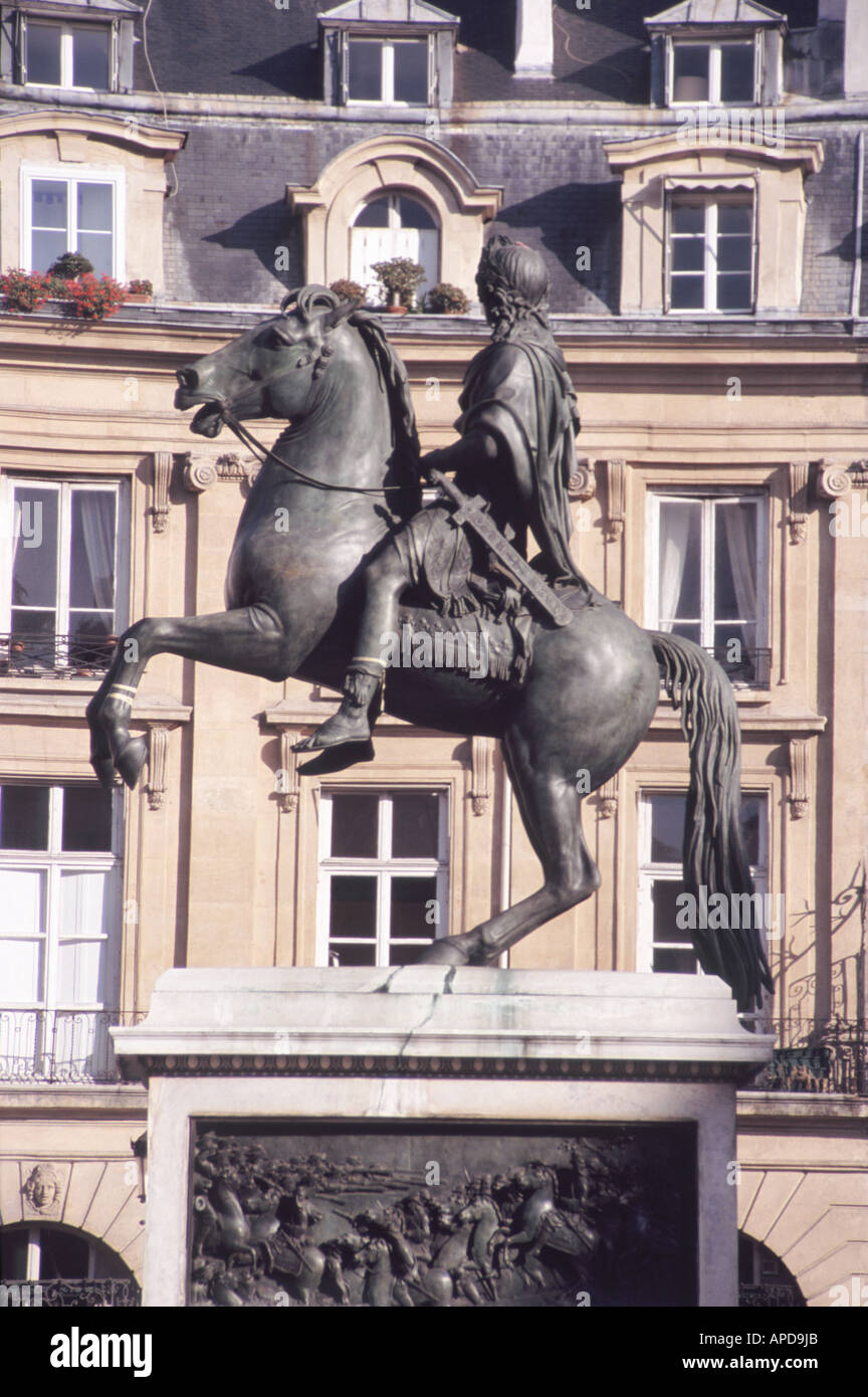 Place des Victoires Square, Paris, France Stock Photo
