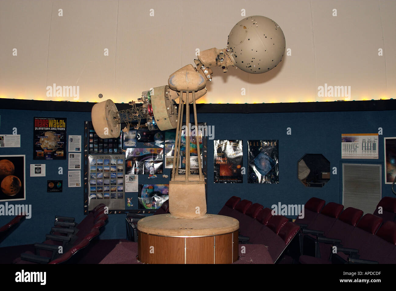 Planetarium star projector Stock Photo - Alamy