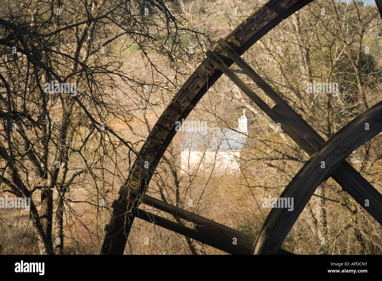 Kennedy Mine  'Tailings' Wheel. Stock Photo