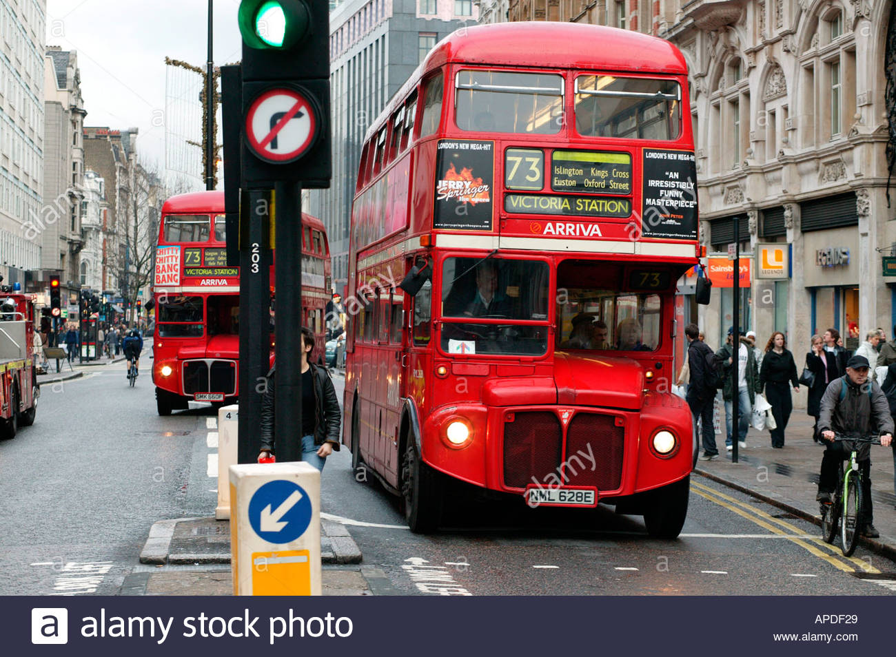 Red London Bus Oxford Street West End Central London Uk Red London Bus Oxford Street West End Central London Uk