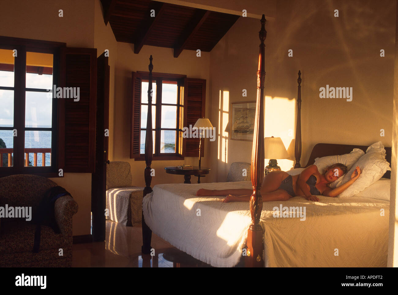 Schlafzimmer Granada, Spanien Stock Photo