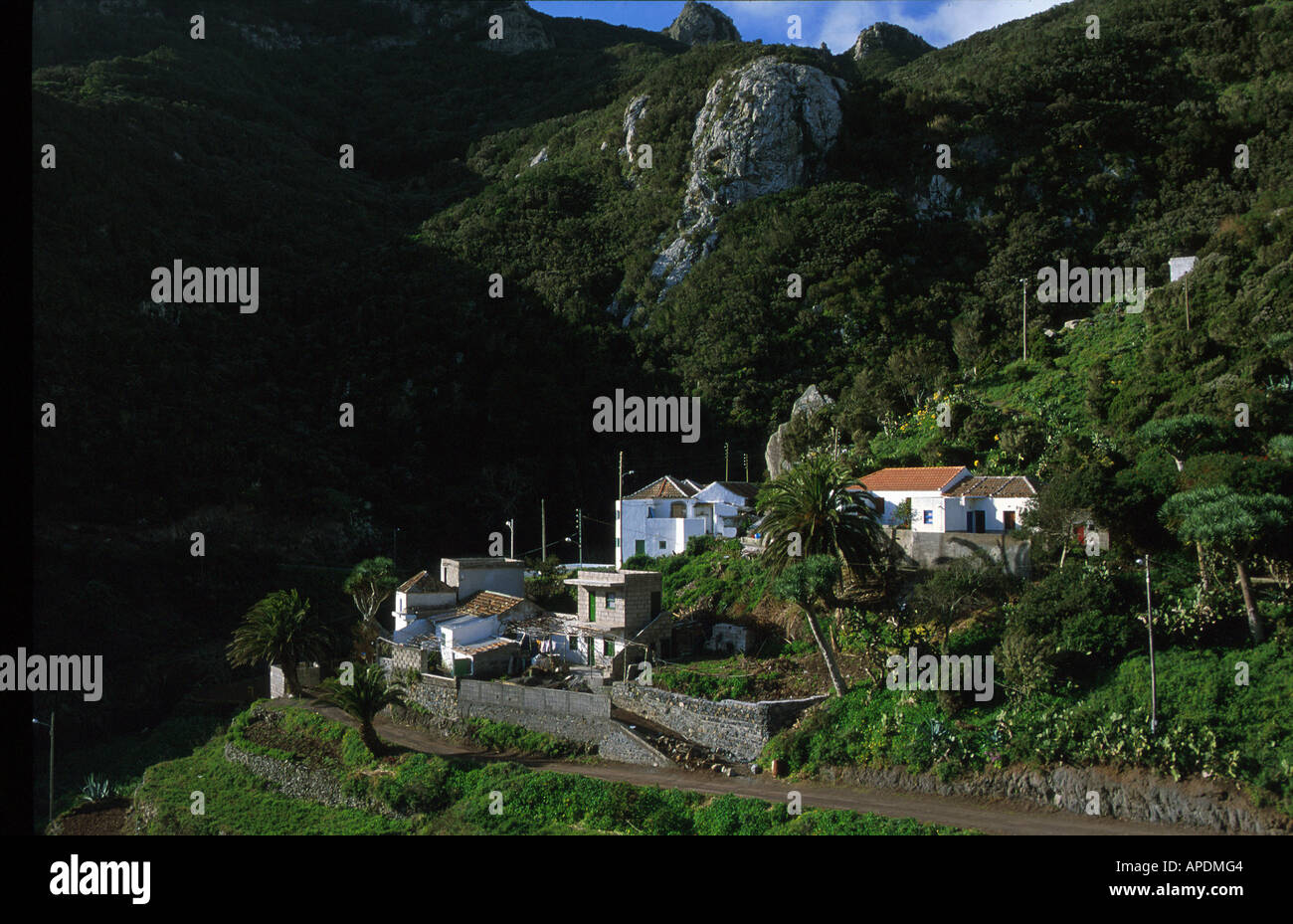 Chamoga, Anaga Gebirge, Teneriffa Kanarische Inseln, Spanien Stock Photo