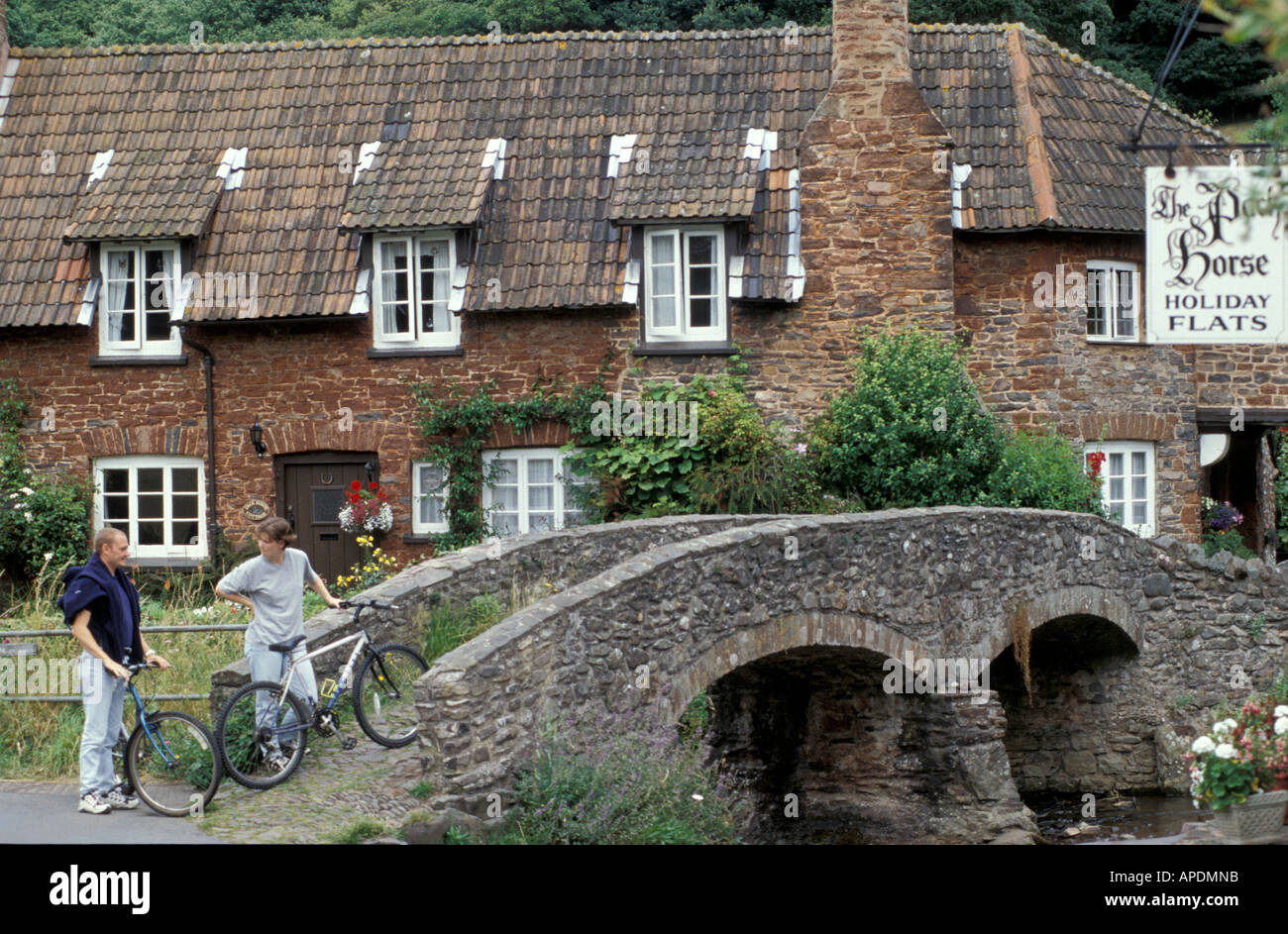 Packhorse Bridge, Somerset, Allerford, Packhorse Bridge Europe, England