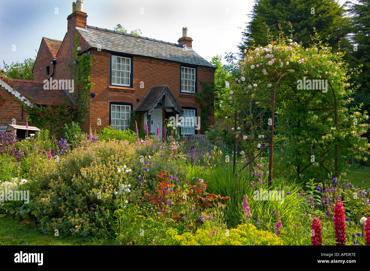 The Firs cottage in Lower Broadheath Worcester birthplace of composer Edward Elgar Stock Photo