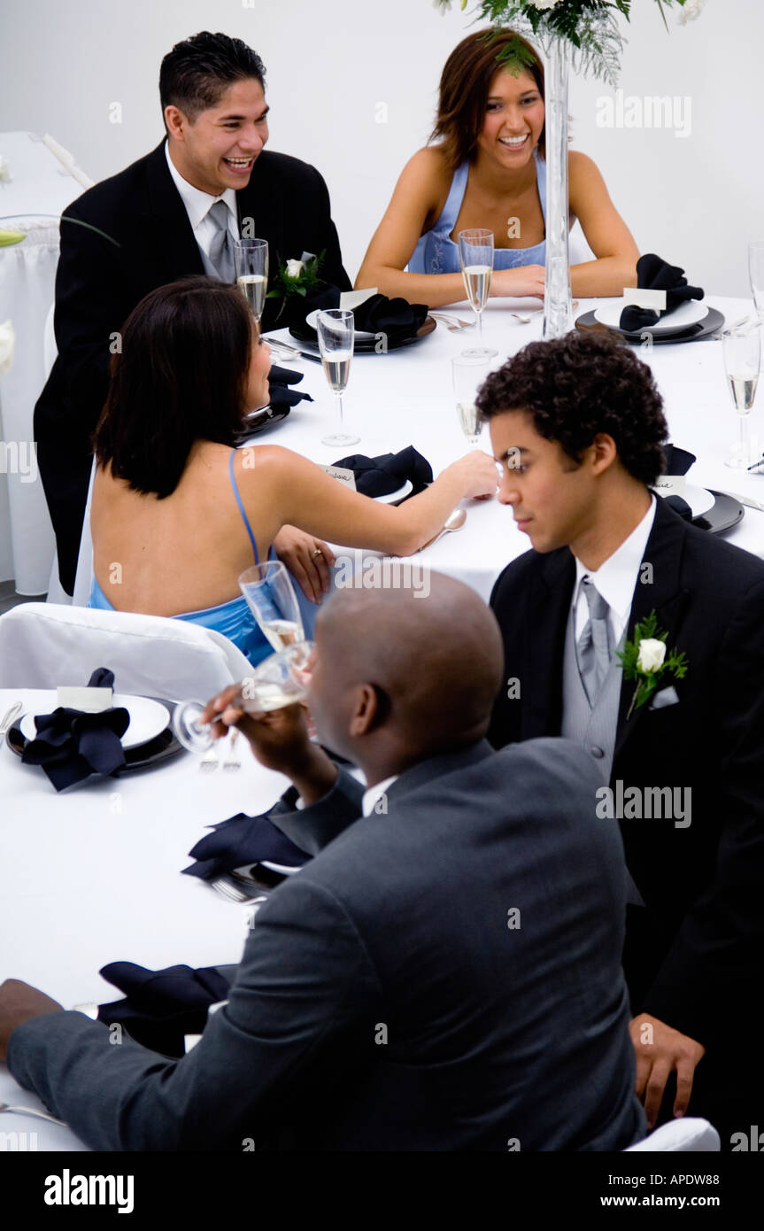 Reception at hispanic wedding hi-res stock photography and images - Alamy