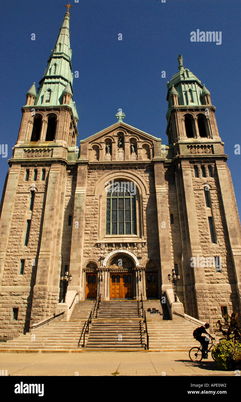 Church Notre Dame du Rosaire in Villeray area in Montreal Quebec Canada