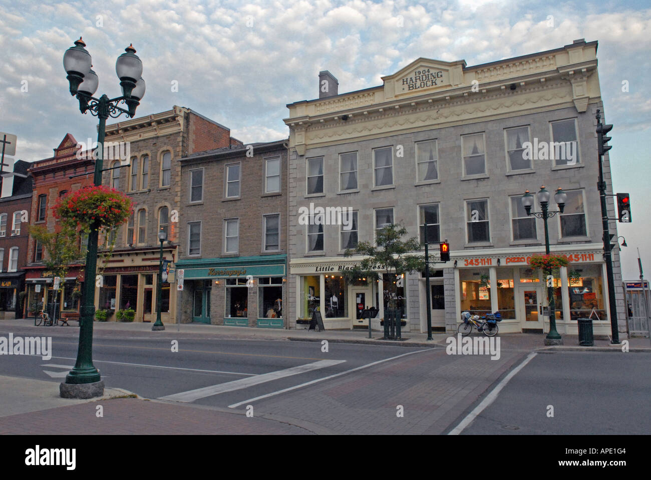 Main street in the Town of Brockville 1000 Islands region Province of ...