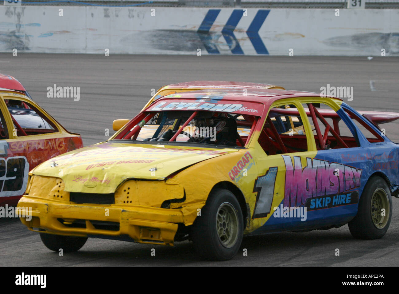 Lightning Rod Race Cars Stock Photo Alamy