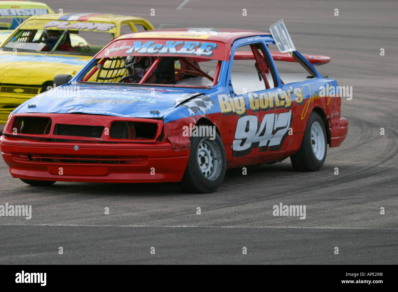 Lightning Rod Race Cars Stock Photo Alamy