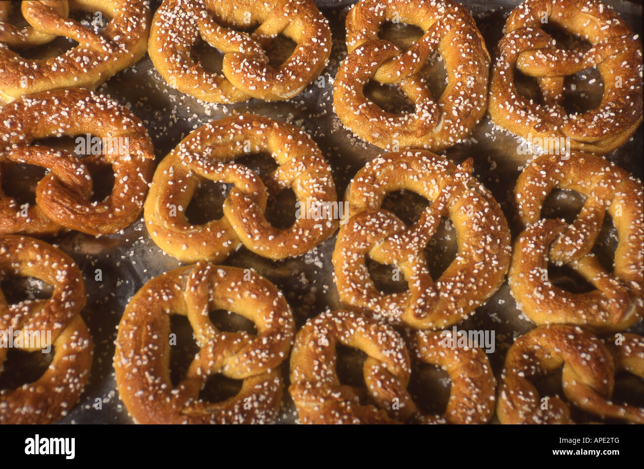 Pretzels made by Sturgis, Lititz, Pennsylvania Stock Photo Alamy