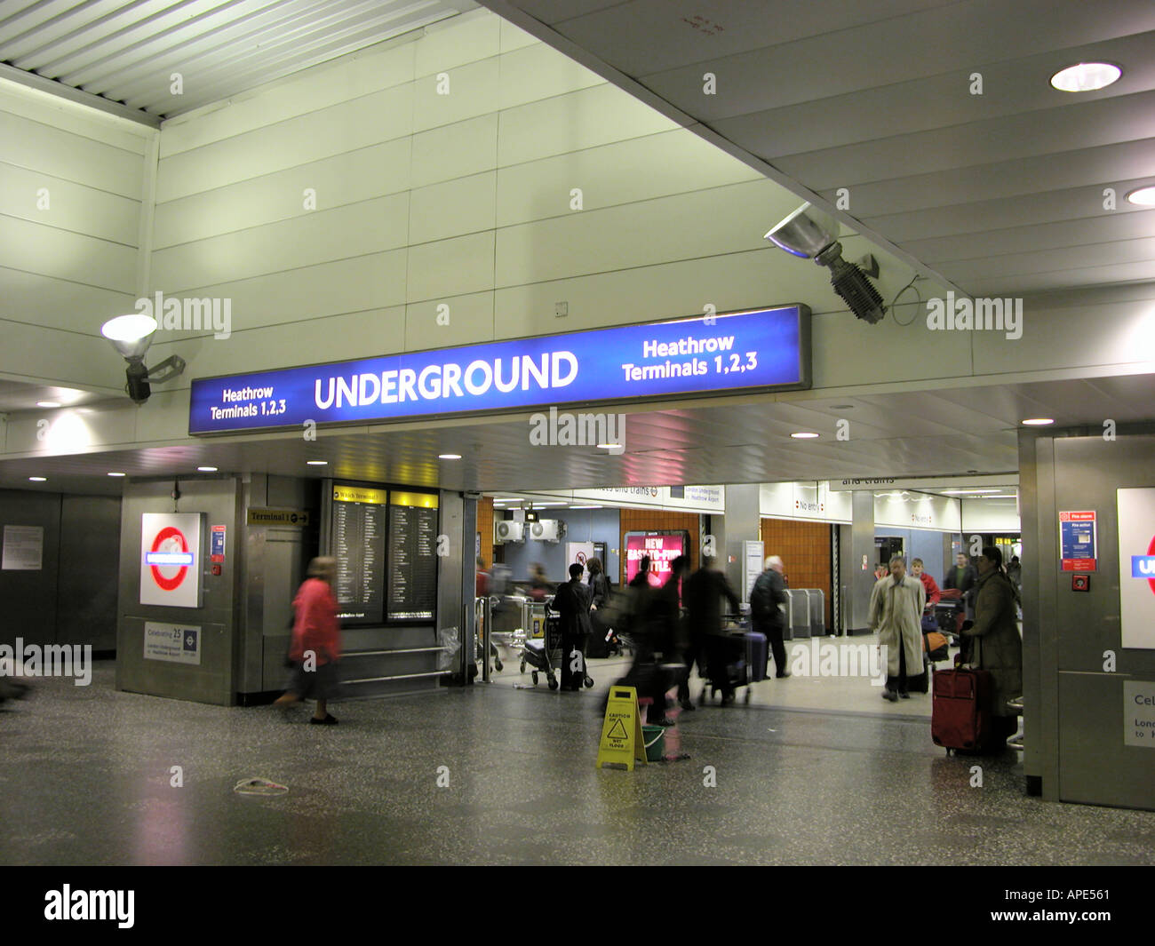 London Underground tube station at Heathrow airport serving Terminals 1 2  and 3 Stock Photo - Alamy