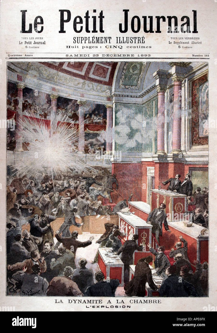 Attentat anarchiste contre le restaurant Foyot. Paris - 1894