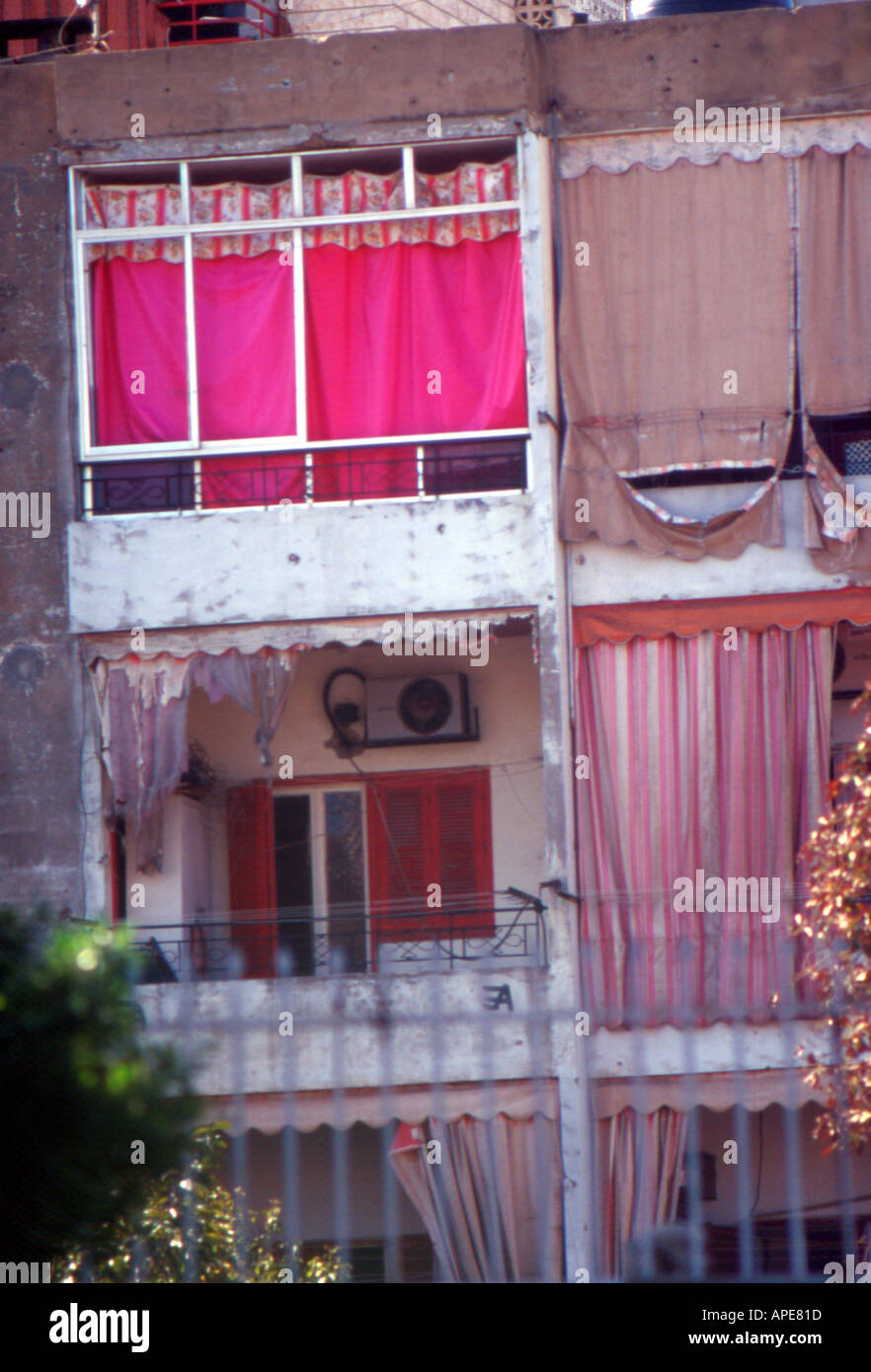 curtains beirut lebanon Stock Photo Alamy