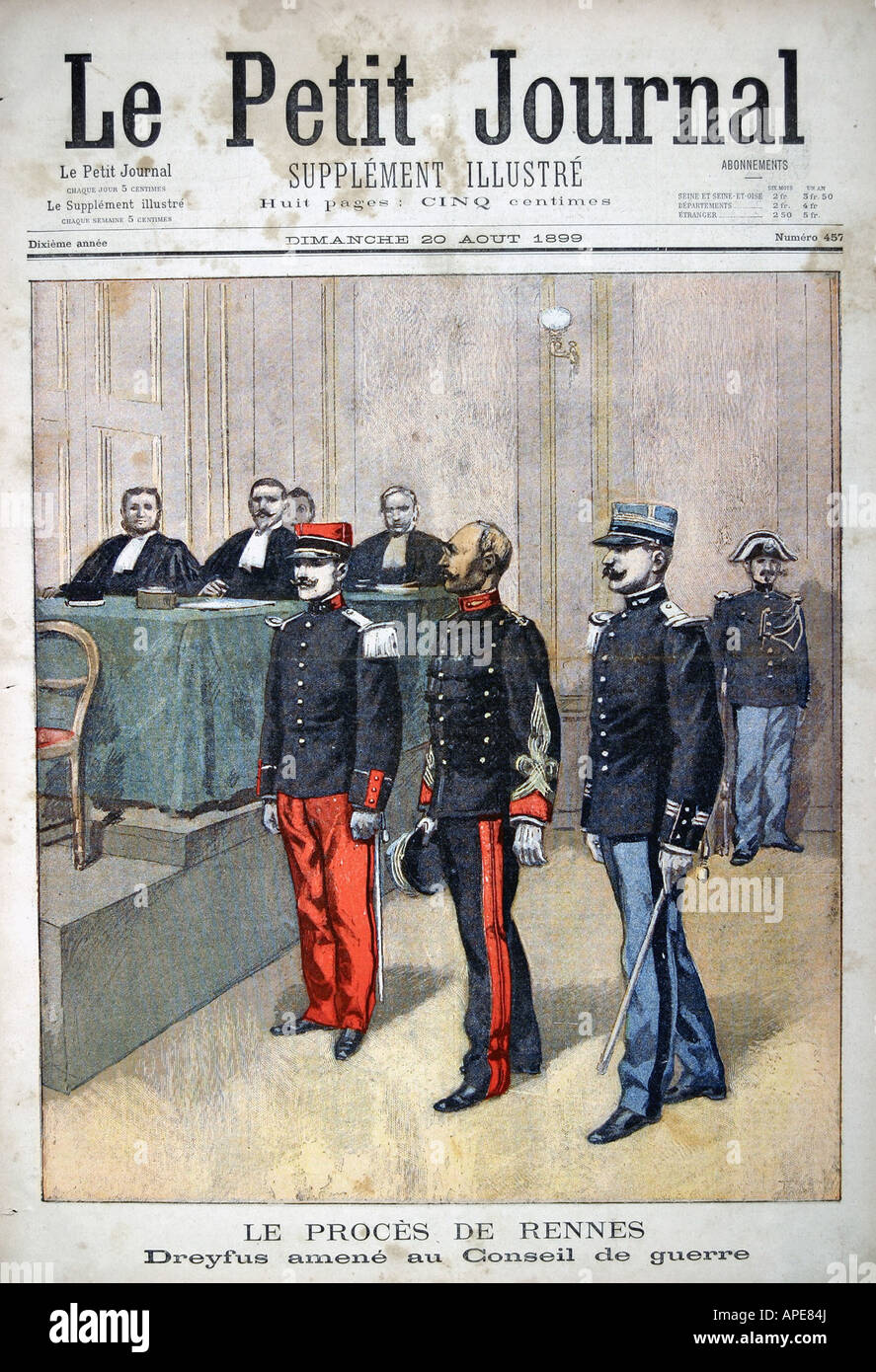 Le petit journal dreyfus hi-res stock photography and images - Alamy