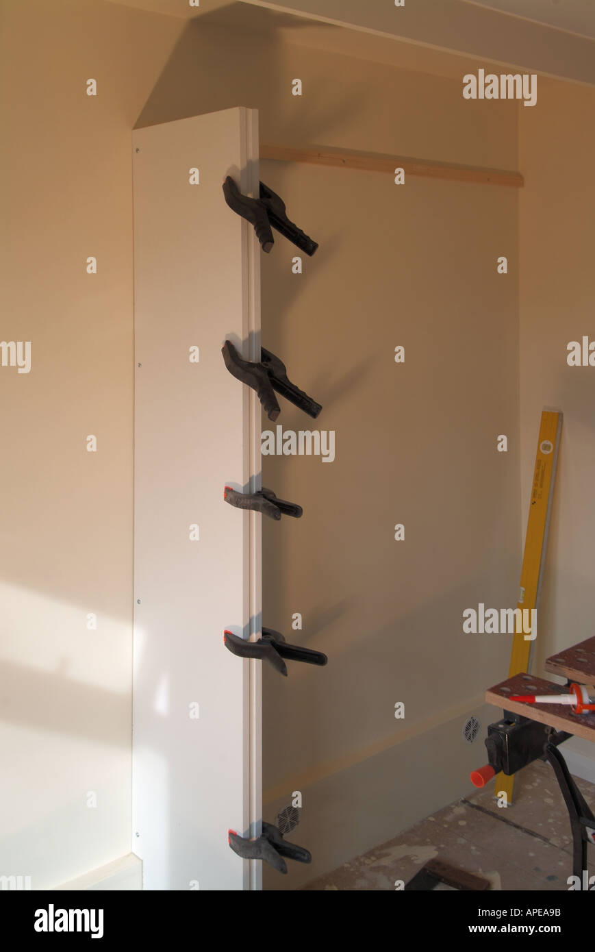 Diy Project In Bedroom Fix Melamine Chipboard Wardrobe Partitions