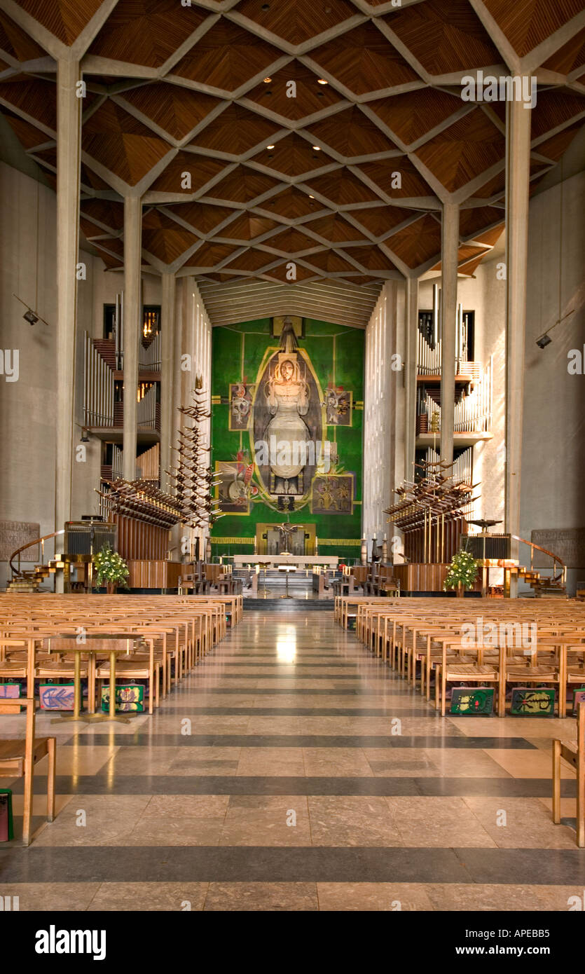 Coventry Cathedral Interior Stock Photo - Alamy