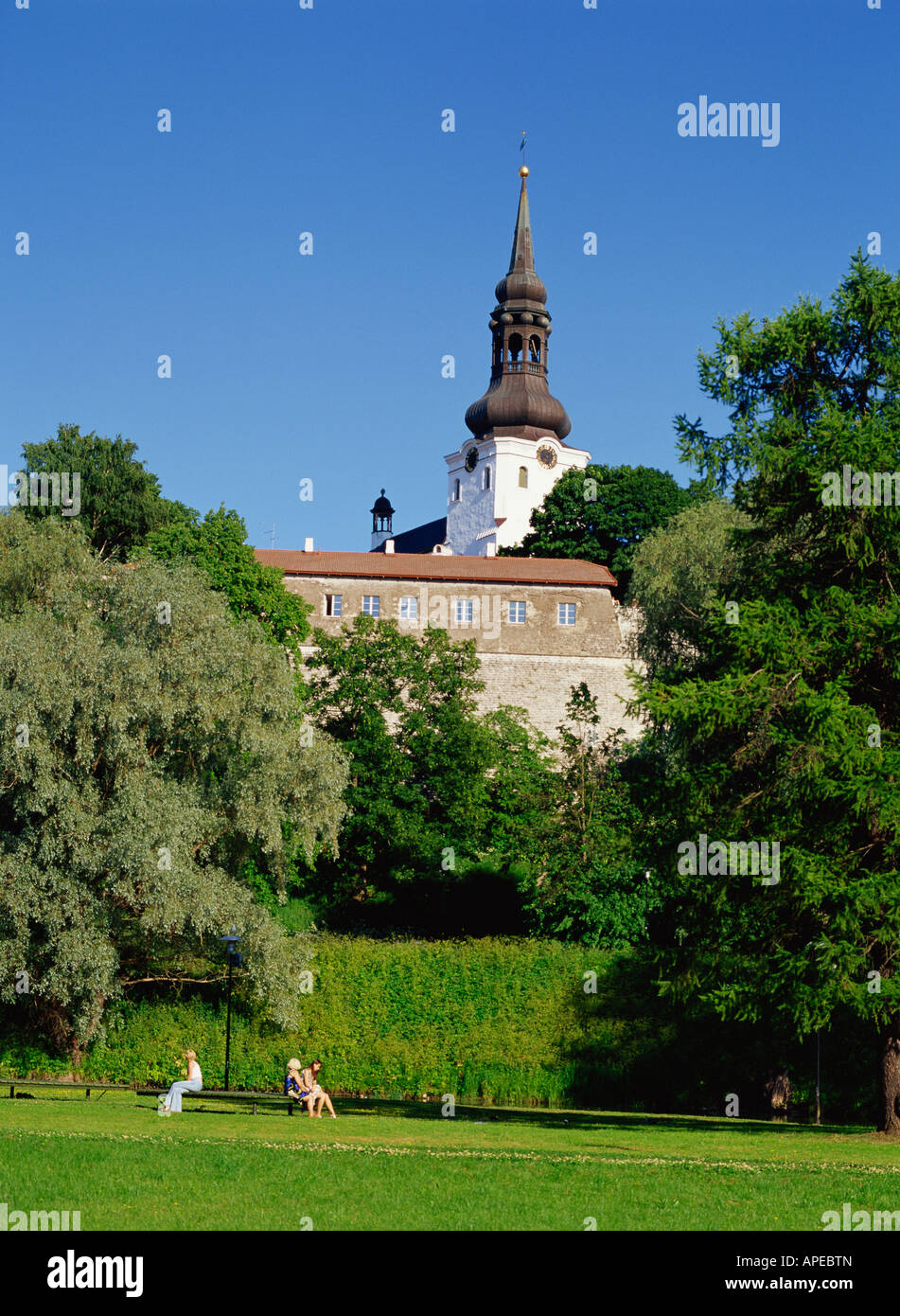 Cathedral of St. Mary, Old Town, Tallinn, Estonia Stock Photo