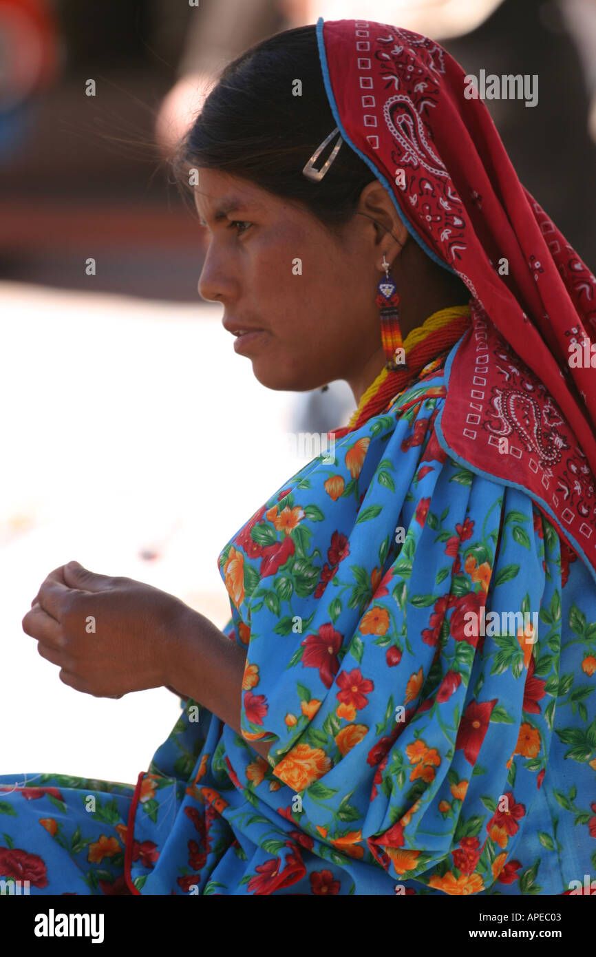 Indigenous woman Zacatecas Mexico Stock Photo Alamy