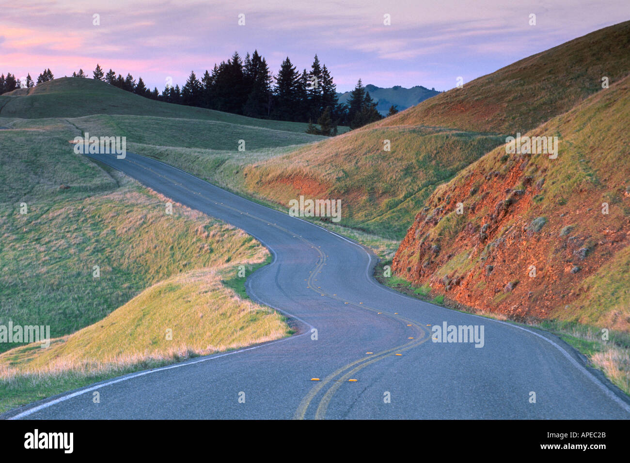 Bolinas ridge sunset mount tamalpais hires stock photography and