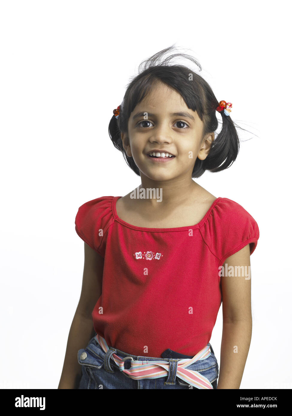 South indian girl wearing white hi-res stock photography and images - Alamy