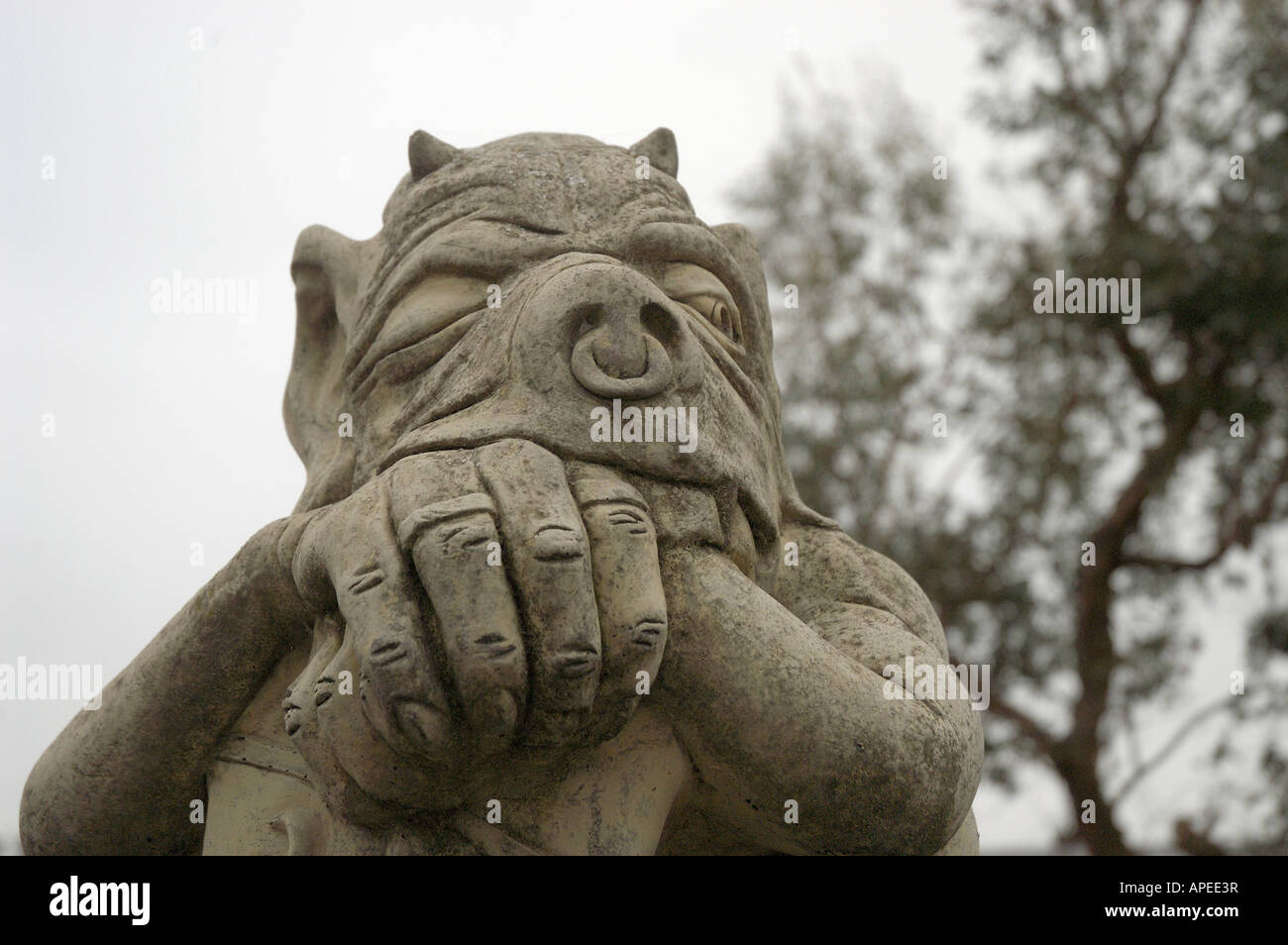 Contemporary gargoyle sculpture hi-res stock photography and images - Alamy