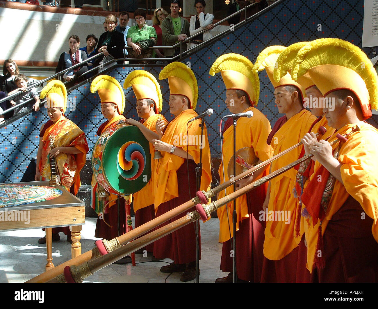 Tibetan Buddhist Monks (NMR) Stock Photo