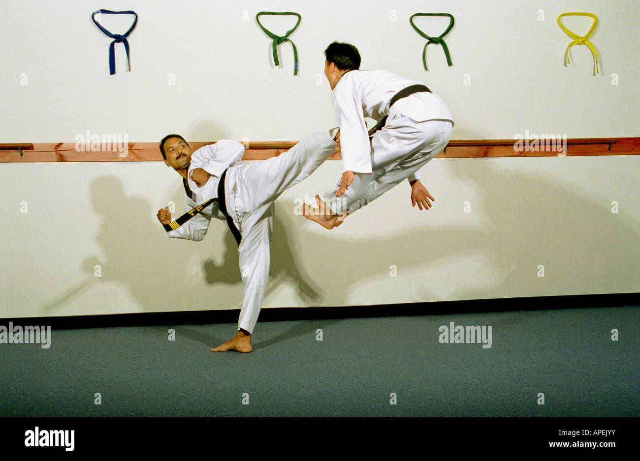 Taekwondo martial arts Stock Photo