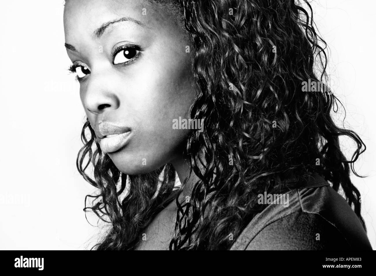 African woman Black and White Stock Photos & Images - Alamy
