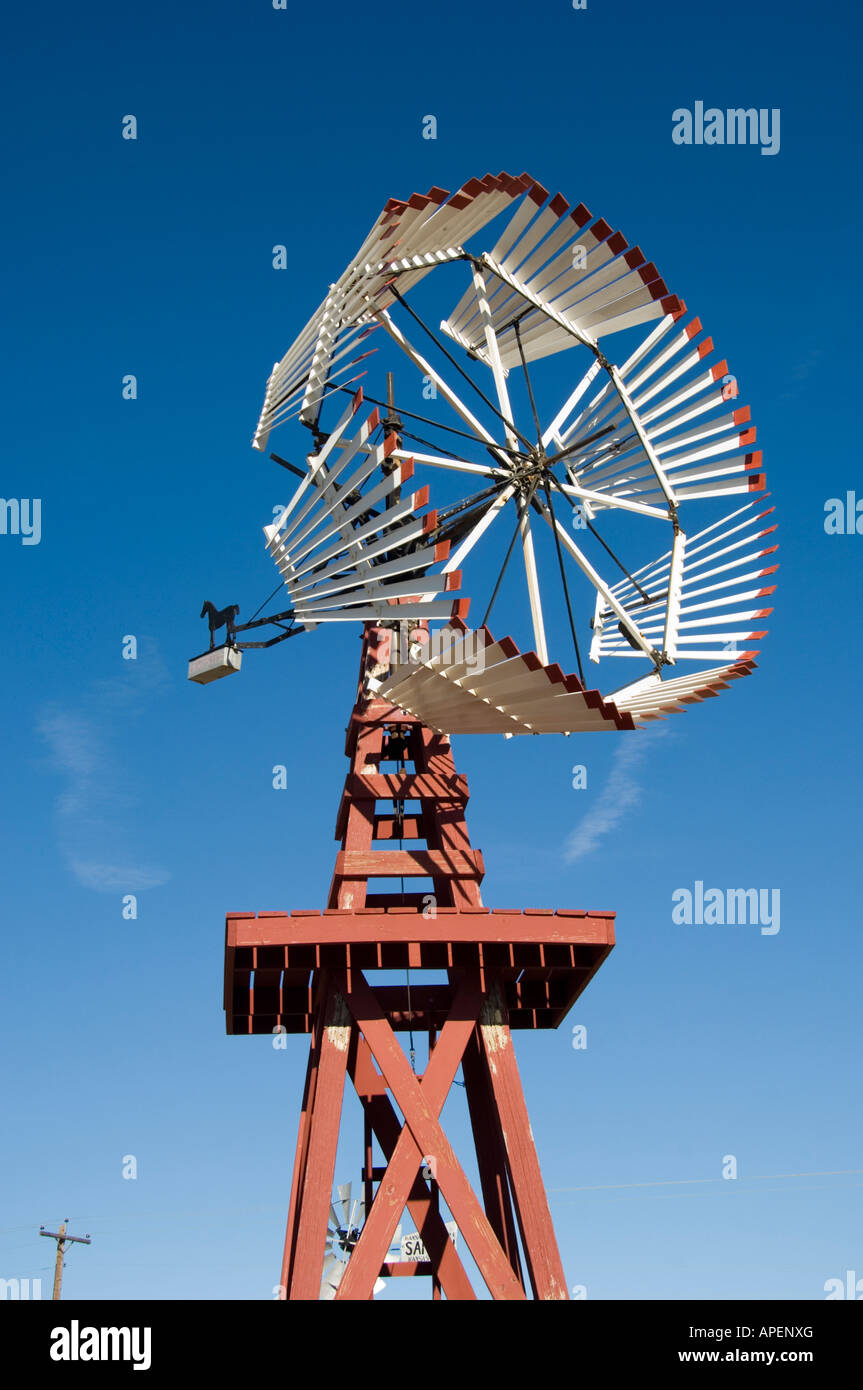 Windmill museum in Spearman Texas Stock Photo Alamy