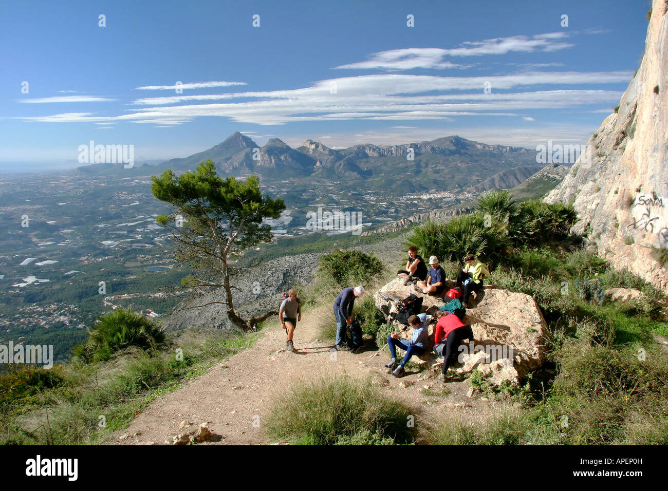 Sierra de bernia mountains hi-res stock photography and images - Alamy