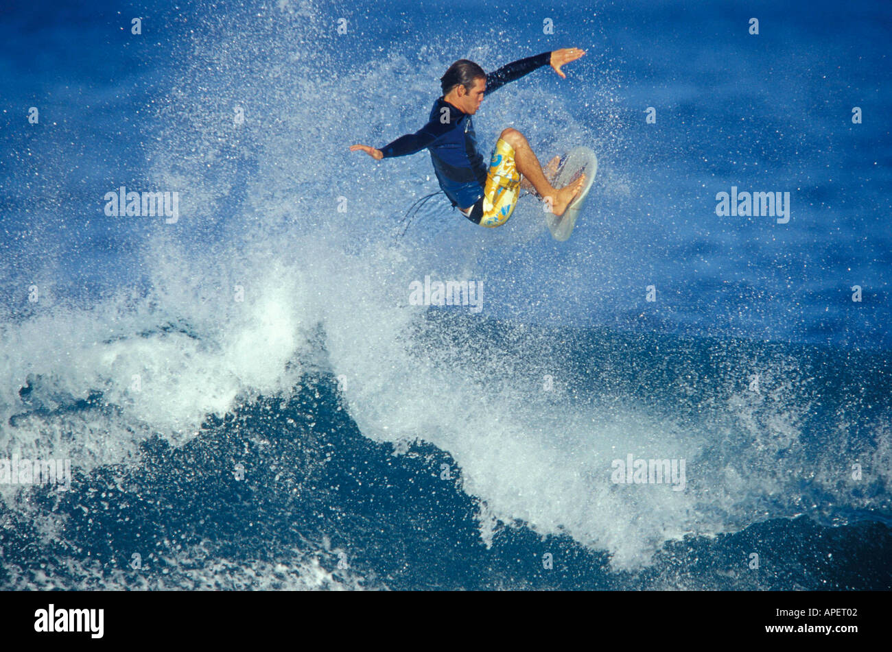 CJ Hobgood surfing in Hawaii USA Stock Photo Alamy