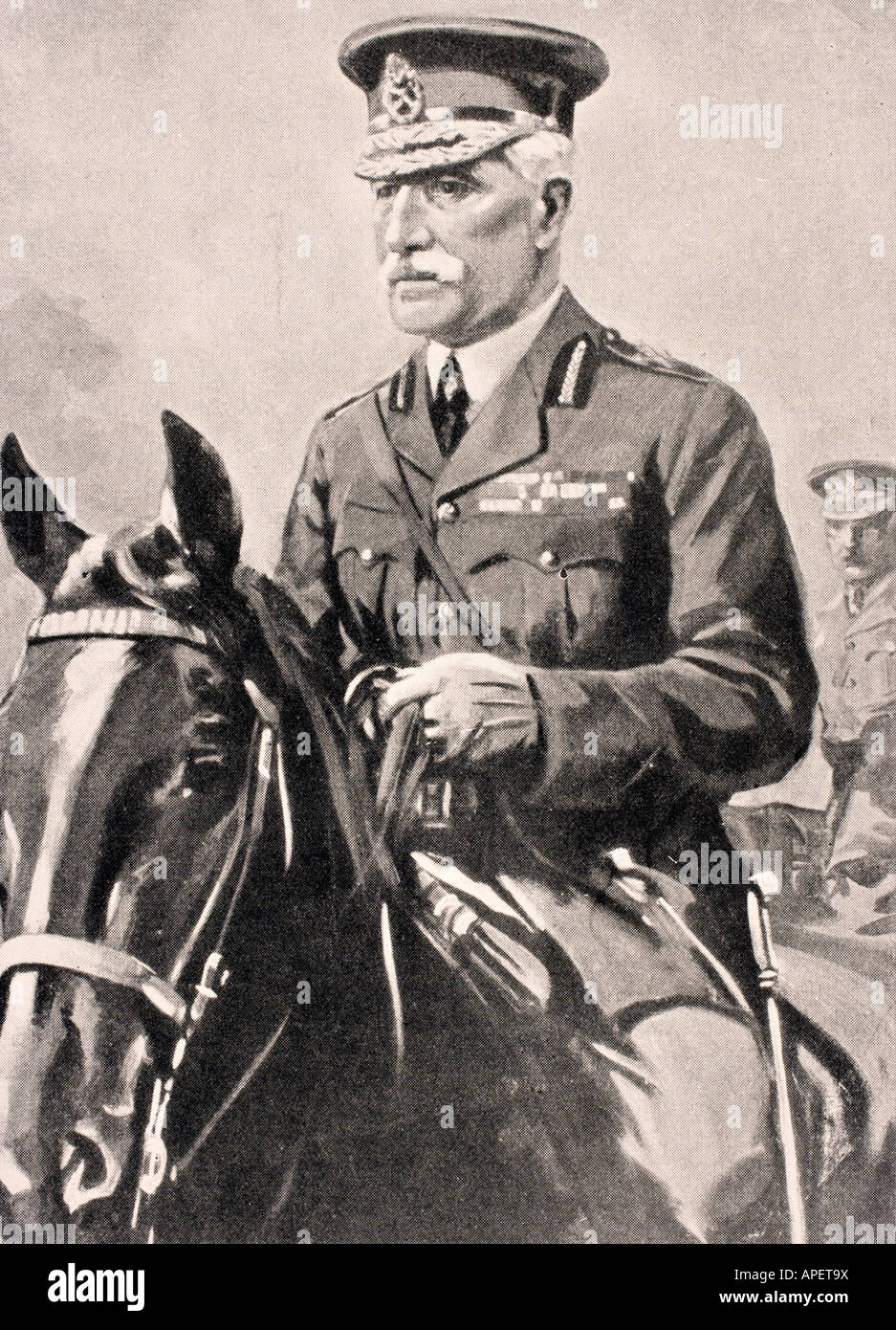 General Sir Horace Lockwood Smith Dorrien, 1858-1930. British soldier. Stock Photo