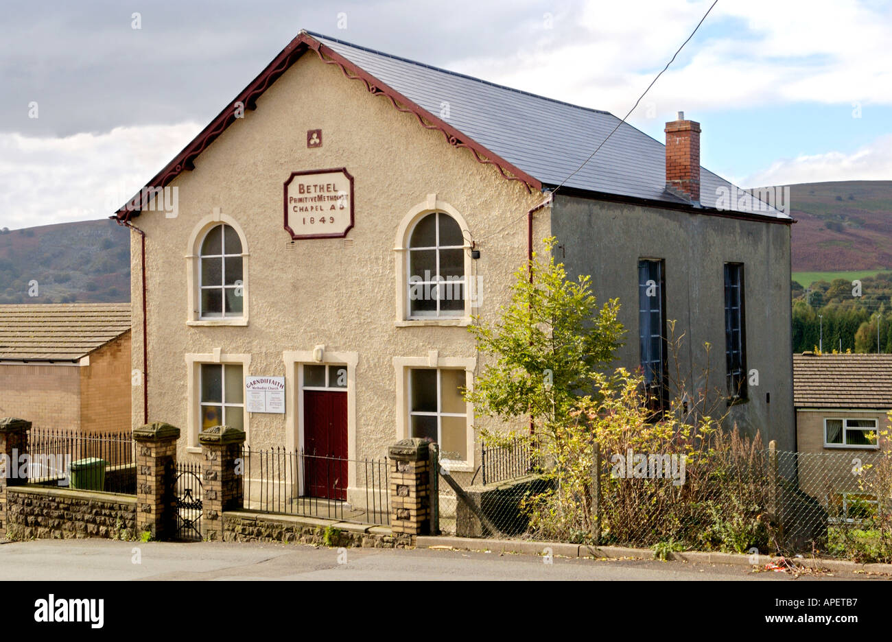 Bethel Primitive Methodist Chapel in the former coal mining village of