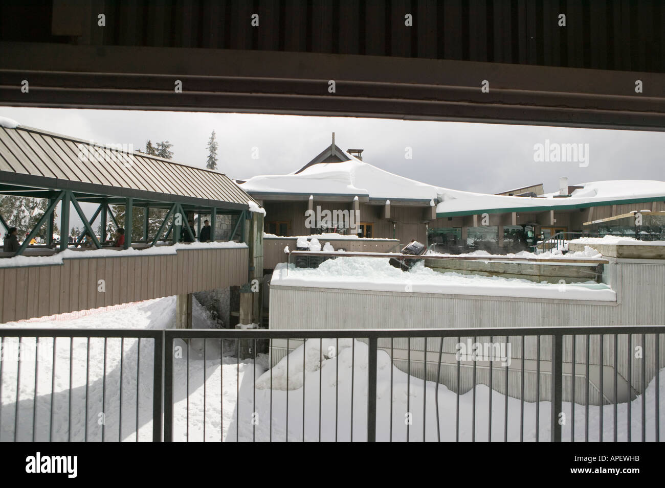 Lodge Grouse Mountain North Vancouver BC Canada Stock Photo Alamy